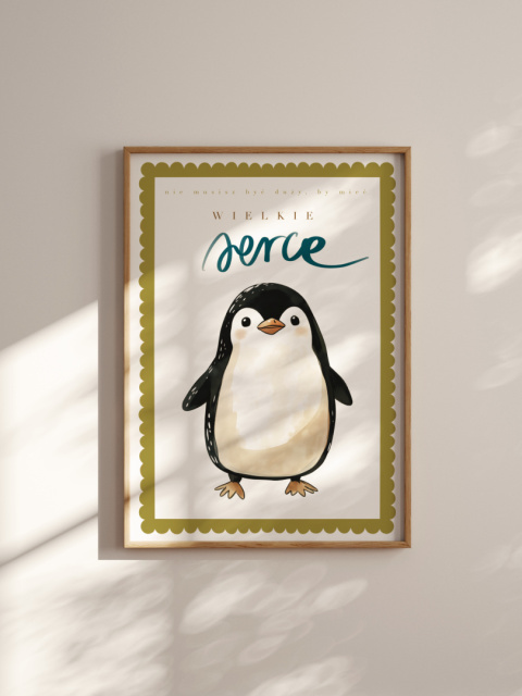 Wielkie Serce – Uroczy Pingwinek Wielkie Serce – Uroczy Pingwinek
