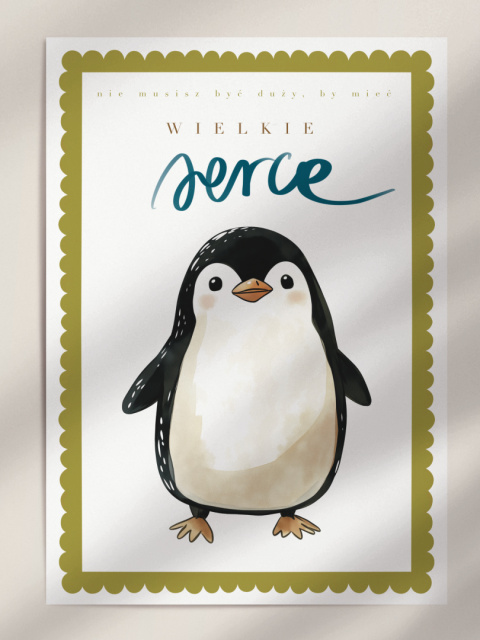 Wielkie Serce – Uroczy Pingwinek Wielkie Serce – Uroczy Pingwinek