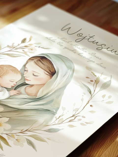 Opieka Matki Bożej nad dzieckiem, prezent dla chłopca