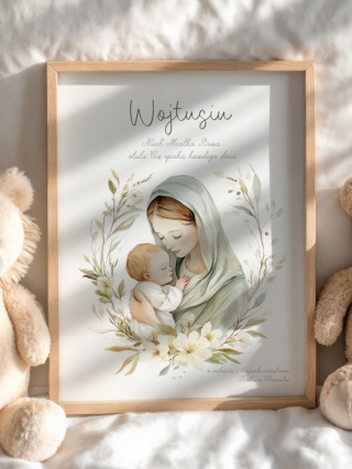 Opieka Matki Bożej nad dzieckiem, prezent dla chłopca